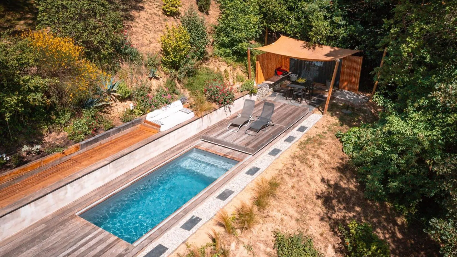 Evasion Champetre A Horizon P'Y - Piscine Villa Puechoursi